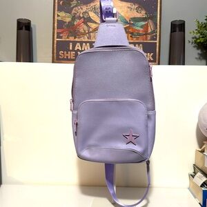 Jeffrey Star Sling Bag Lavender NWOT